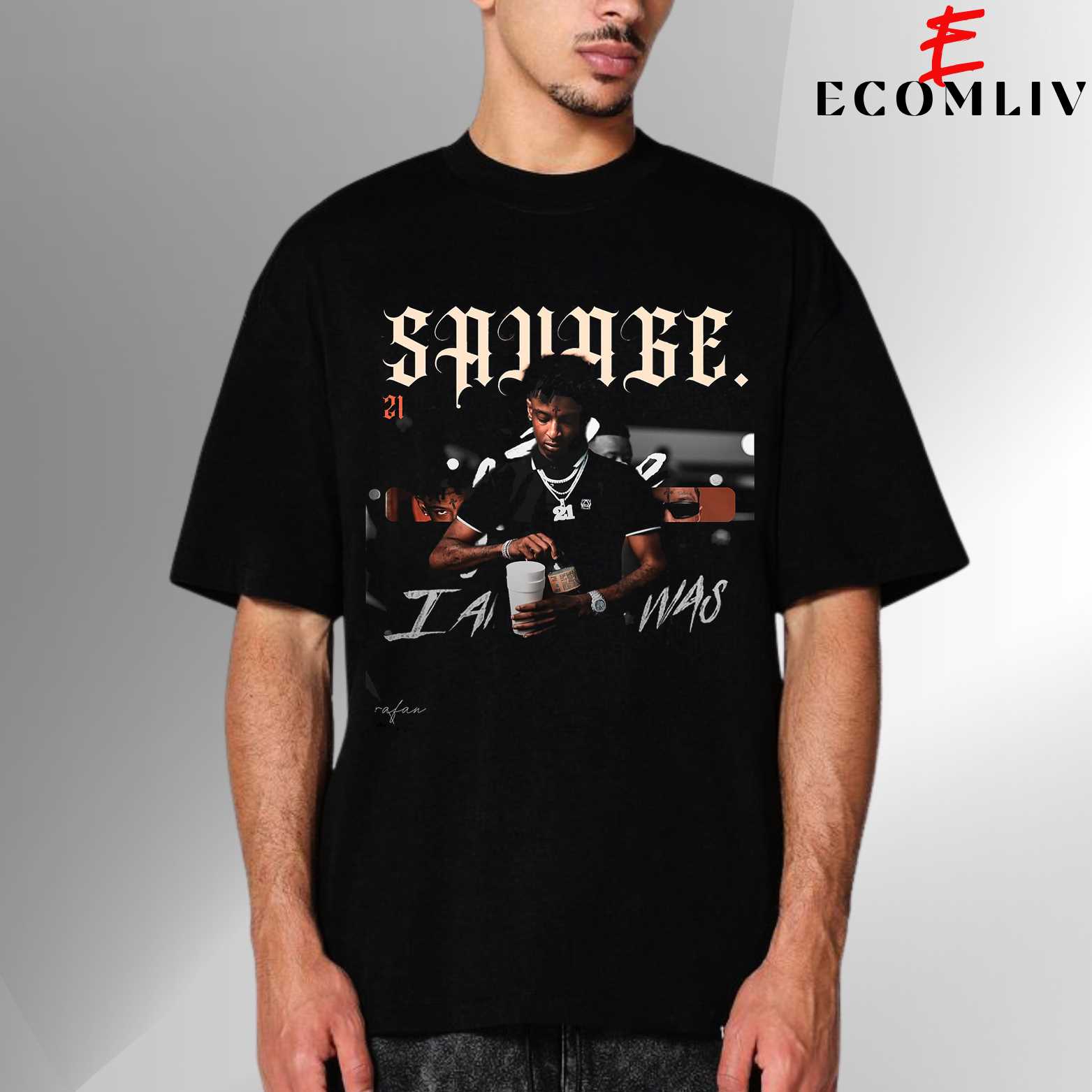Rap Merch 21 Savage Street King T-Shirt, Unisex T Shirt